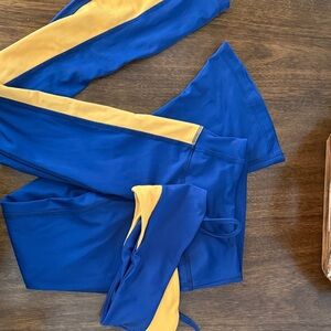 Tiger Friday blue and Yellow dancewear CL